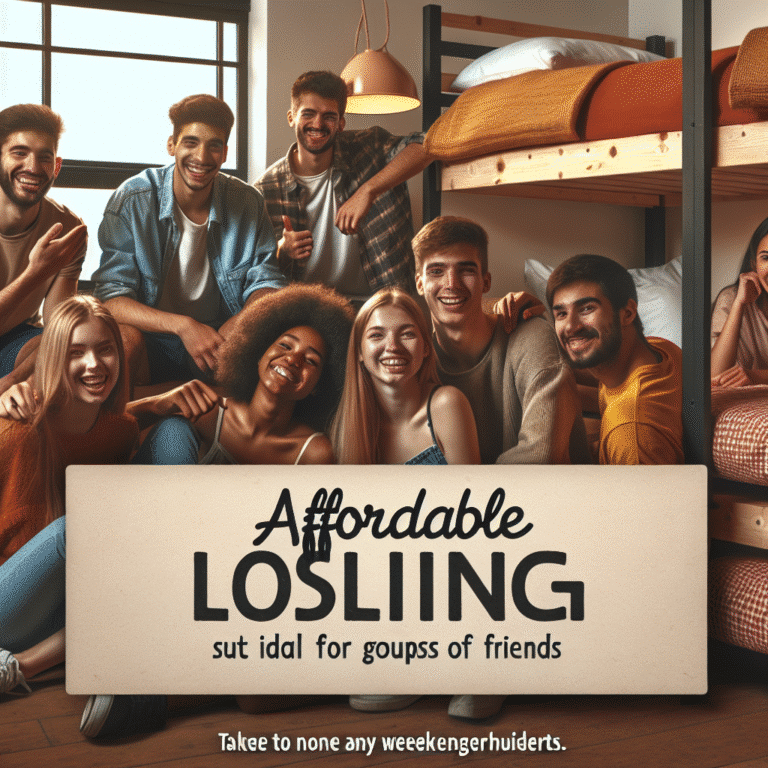 hospedagem barata para grupos de amigos