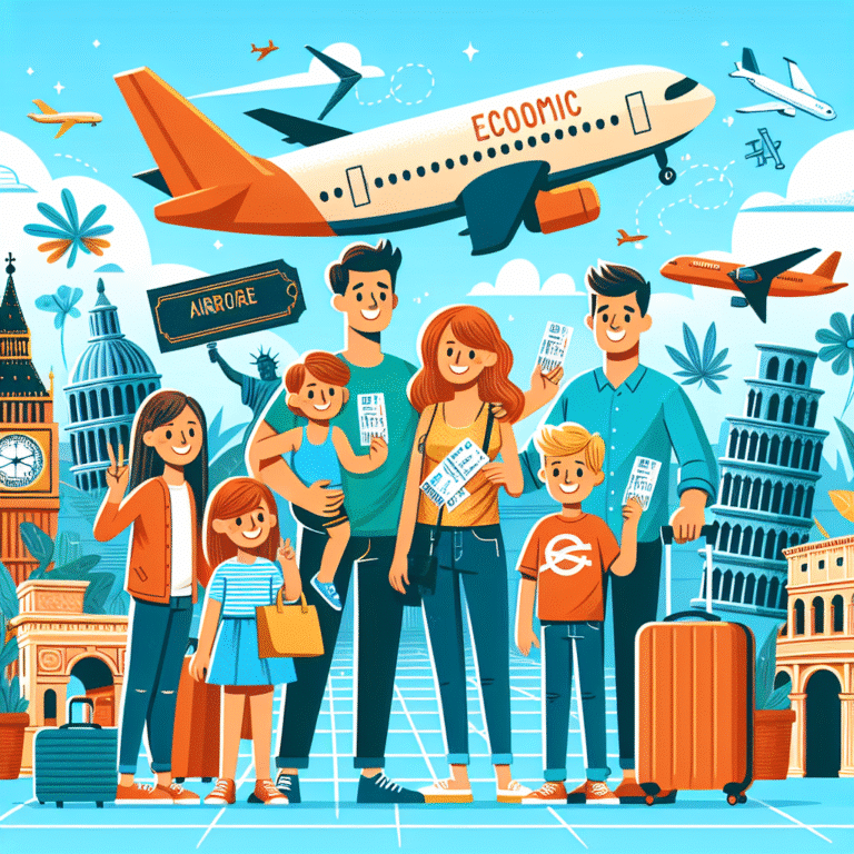 passagens aéreas econômicas para famílias viajando para a europa
