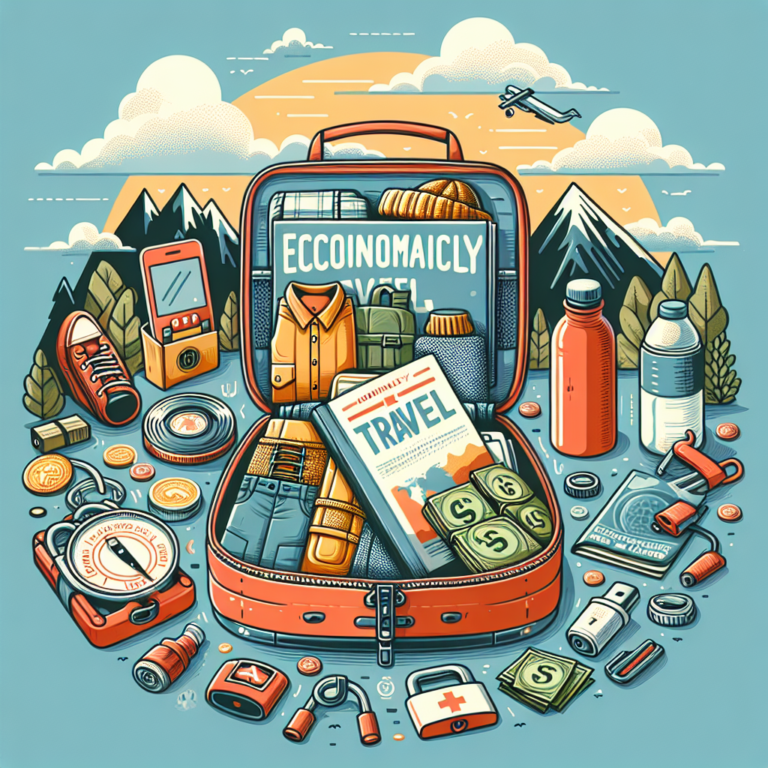 Como viajar gastando pouco e com segurança.