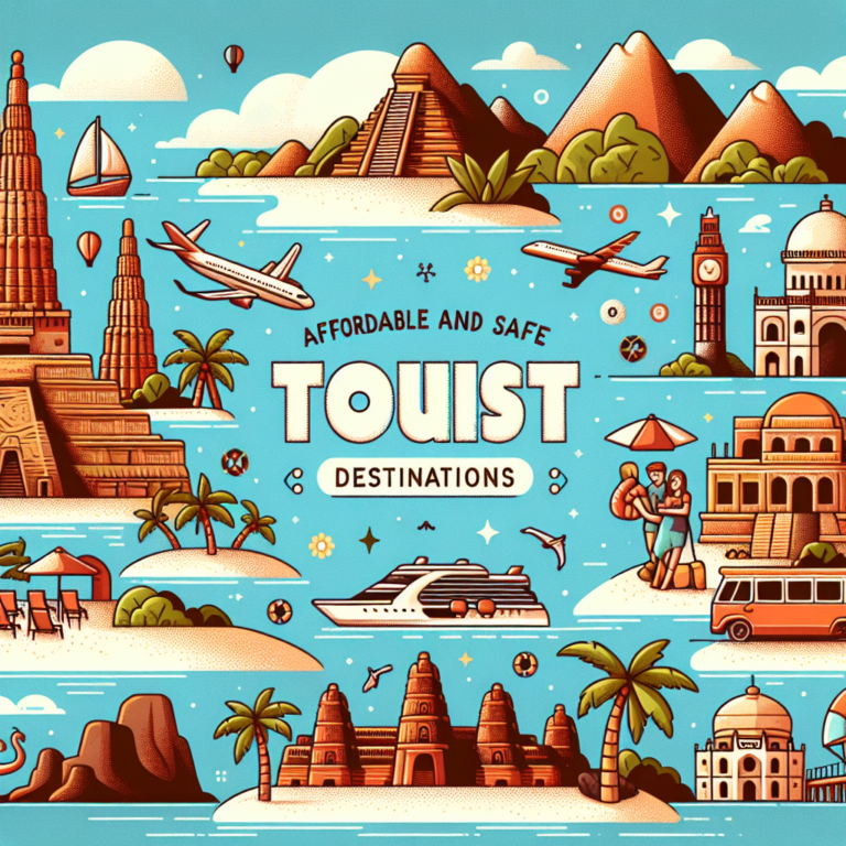 destinos turísticos baratos e seguros