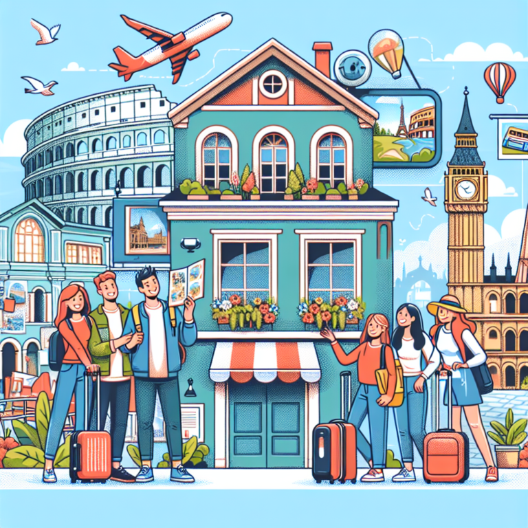 hospedagens econômicas para viagens em grupo na Europa