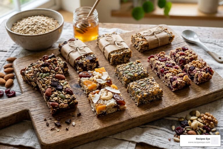 Barras energéticas caseiras