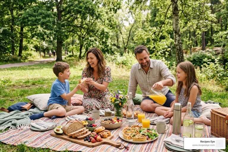 fim de semana brunch natureza